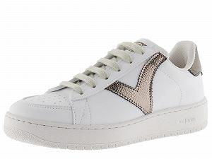 Кросівки Victoria Madrid, унісекс, з ефектом шкіри та контрастними кольоровими деталями, модель 1258201 - Фото 1