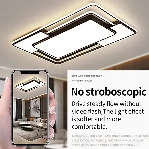 Світильник Style Home LED 150 Вт Змінний з Пультом ДУ Сучасний для Вітальні Спальні Дитячої Кімнати synthetic.ua - Фото 1