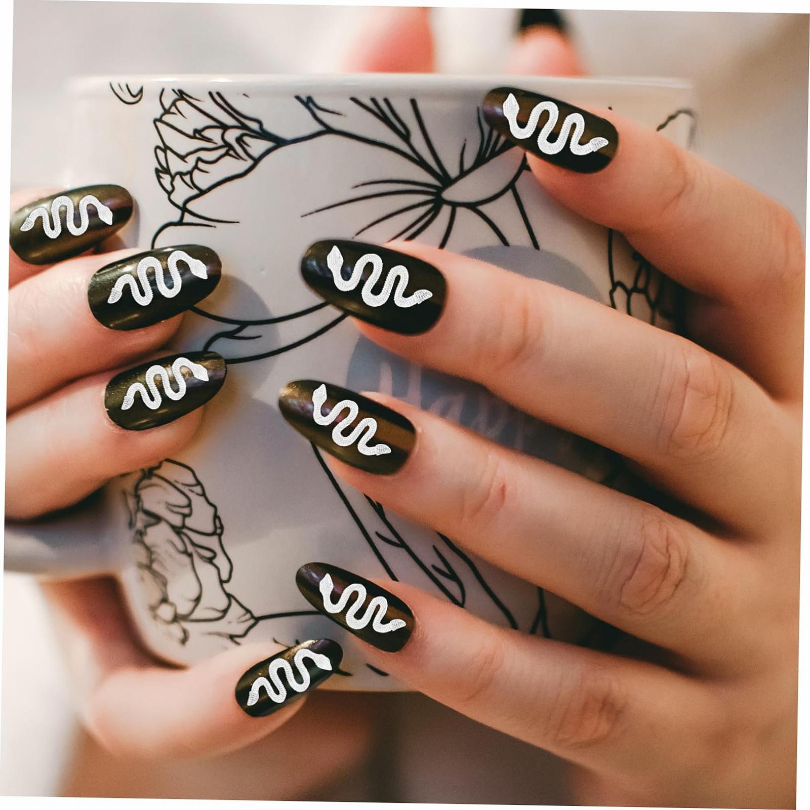 Шарми для нігтів Healeved Змії Ретро 100 шт., фото №6