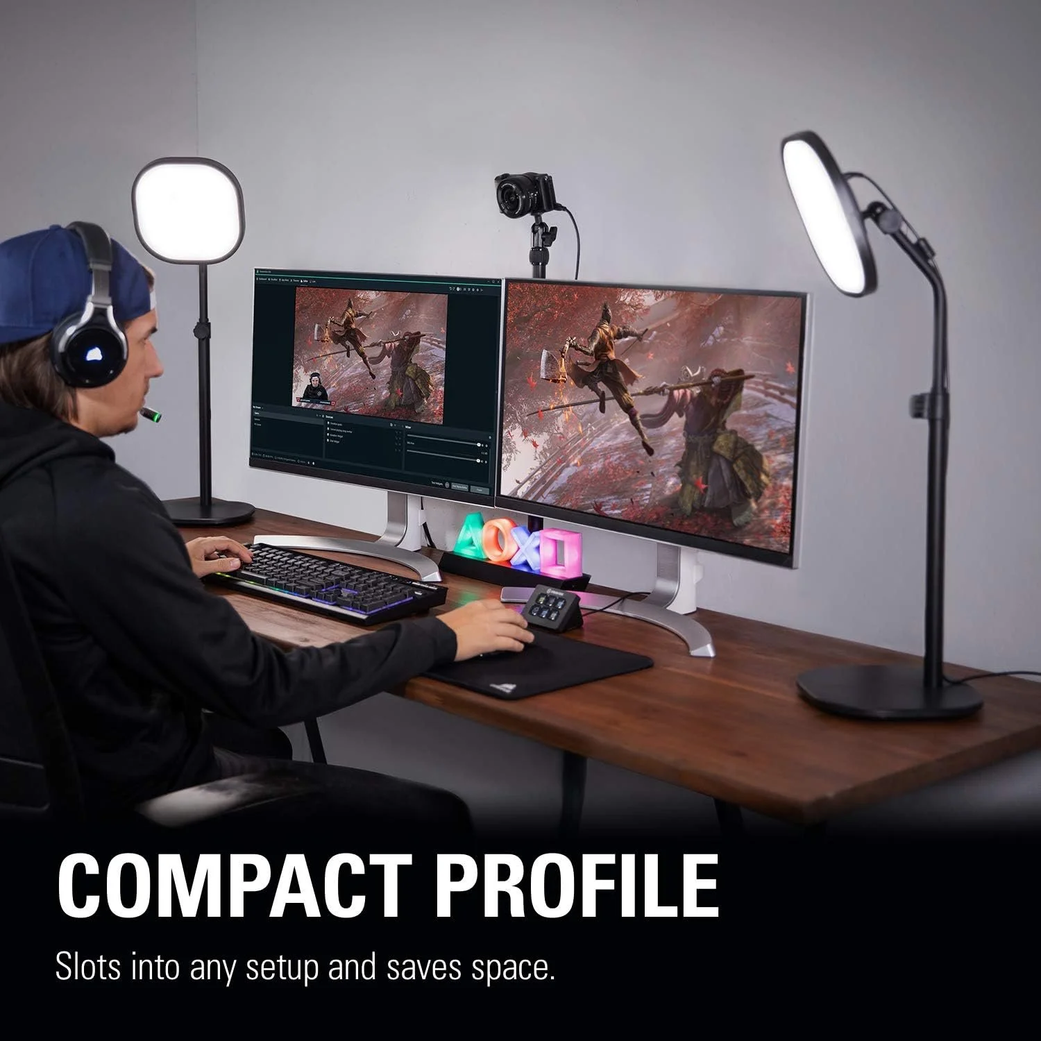 Лампа Elgato Key Light Air / 1400 люмен / 2900 - 7000К / Чорний, фото №7