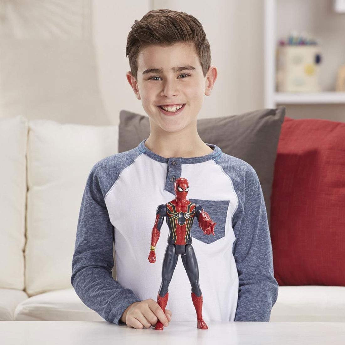 Фигурка подвижная Iron Spiderman Marvel Avengers Endgame Titan Hero Series, около 30 см, фото №4