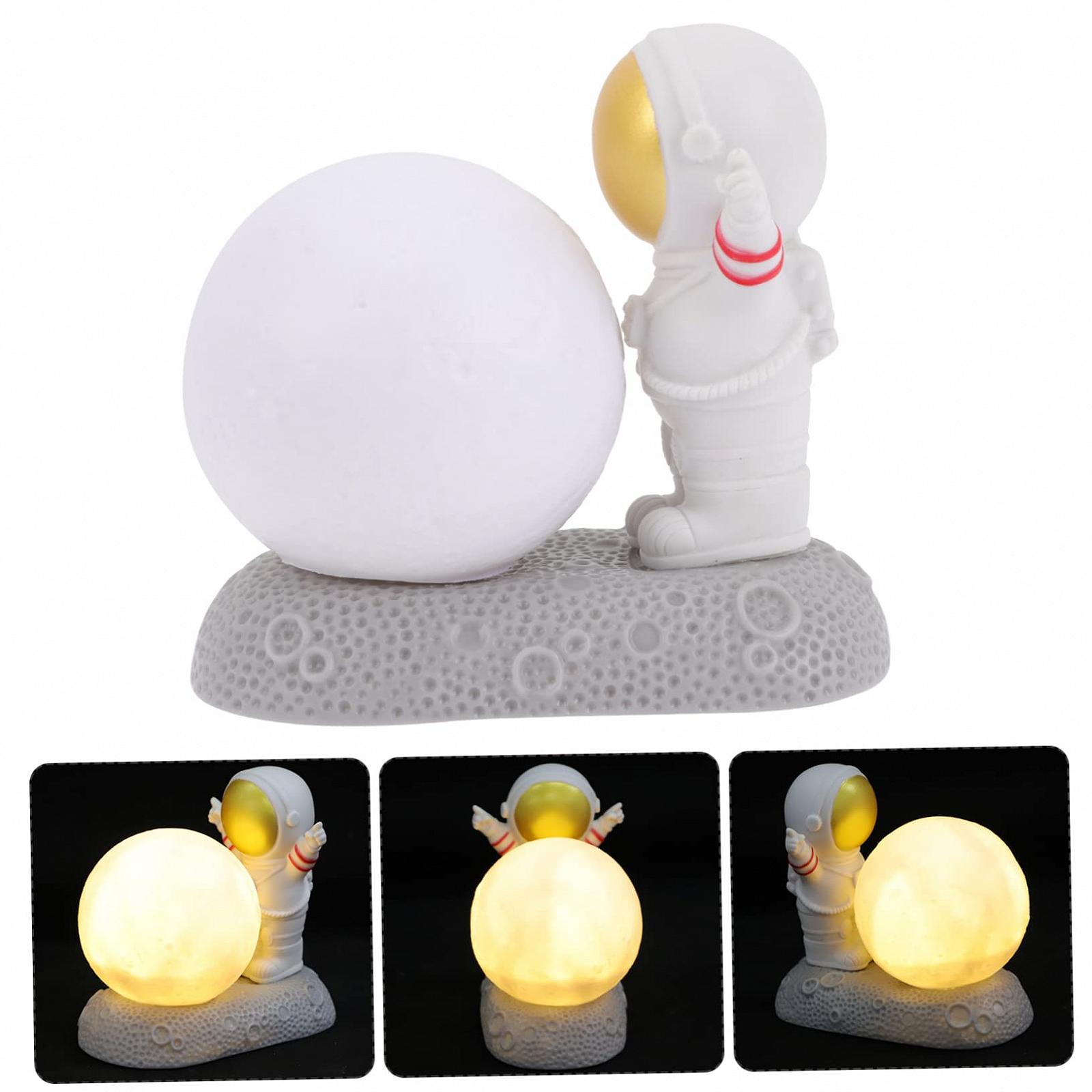 Світильник UKCOCO Astronaut LED Moon для дитячої кімнати пластиковий, фото №7 Світильник UKCOCO Astronaut LED Moon для дитячої кімнати пластиковий, фото №7