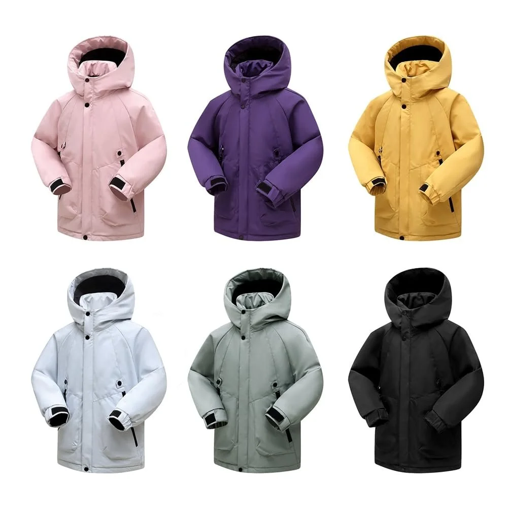 Лижна куртка Miyanuby для дівчаток, зимова, водонепроникна, фото №7