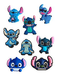 Джибітси Стіч 3D Ліло і стіч Lilo & Stitch 8 шт аксесуари для взуття крокс прикраса Dz_168_2 - Фото 1