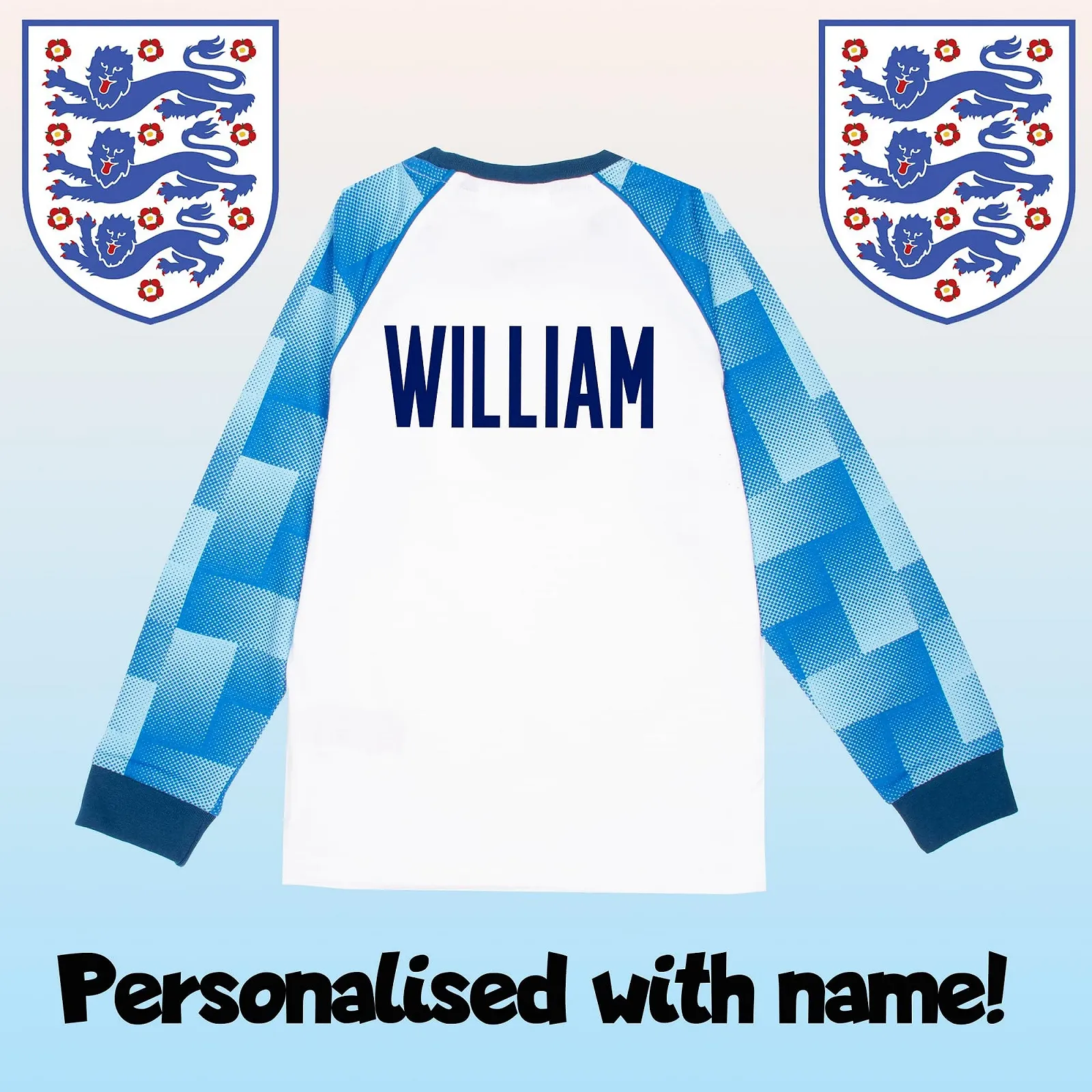 Піжама з довгим рукавом England, дитяча, персоналізована, 100% бавовна, зимова, фото №7 Піжама з довгим рукавом England, дитяча, персоналізована, 100% бавовна, зимова, фото №7