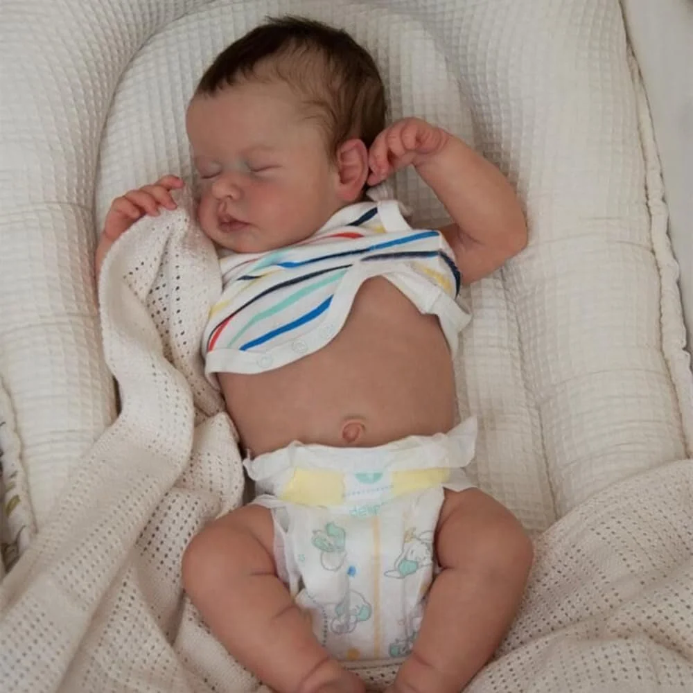 Кукла Реборн Девочка 49 см Ручная работа Мягкое тело из винила Выглядит как настоящий ребенок Спящая, фото №1 Кукла Реборн Девочка 49 см Ручная работа Мягкое тело из винила Выглядит как настоящий ребенок Спящая, фото №1