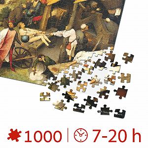 Пазл D-Toys 73778-BR01 Пітер Брейгель Фламандські прислів’я 1000 елементів Різнокольоровий synthetic.ua - Фото 1