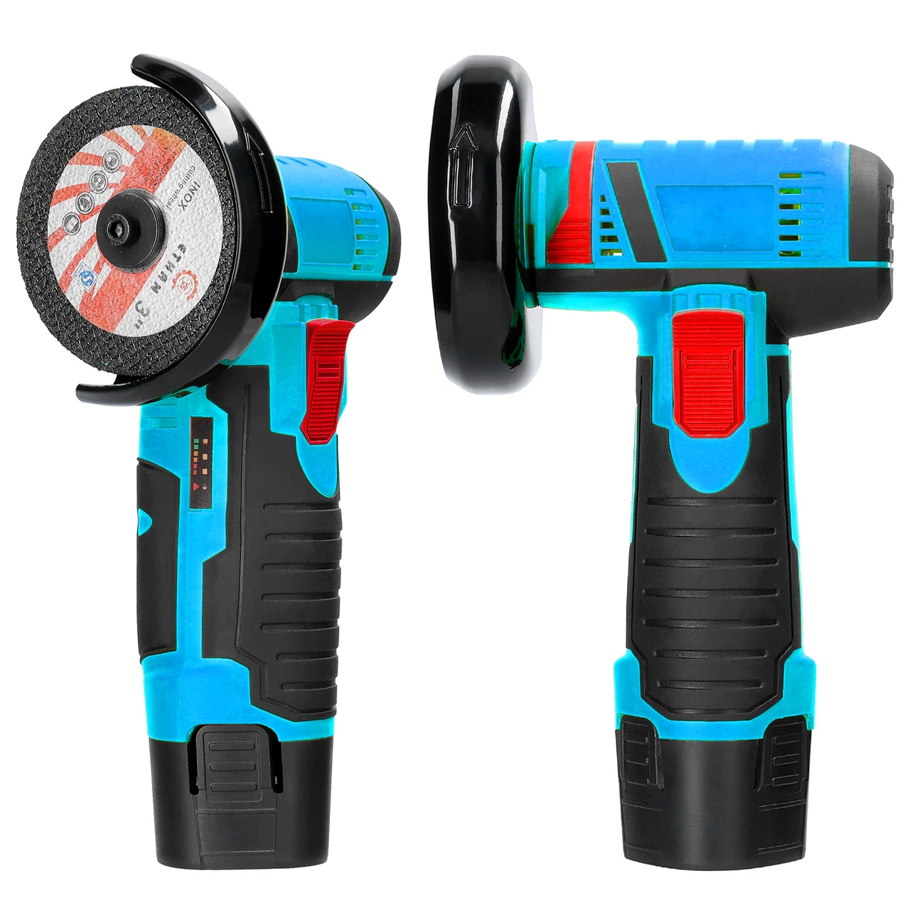 Угловая шлифовальная машина БОЛГАРКА Meterk аккумуляторная в кейсе 19500 об/мин 500 Вт 1200 мАч, фото №5 Угловая шлифовальная машина БОЛГАРКА Meterk аккумуляторная в кейсе 19500 об/мин 500 Вт 1200 мАч, фото №5