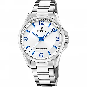 Аналоговые Часы Festina F20656/1 Серебряный Браслет synthetic.ua - Фото 1
