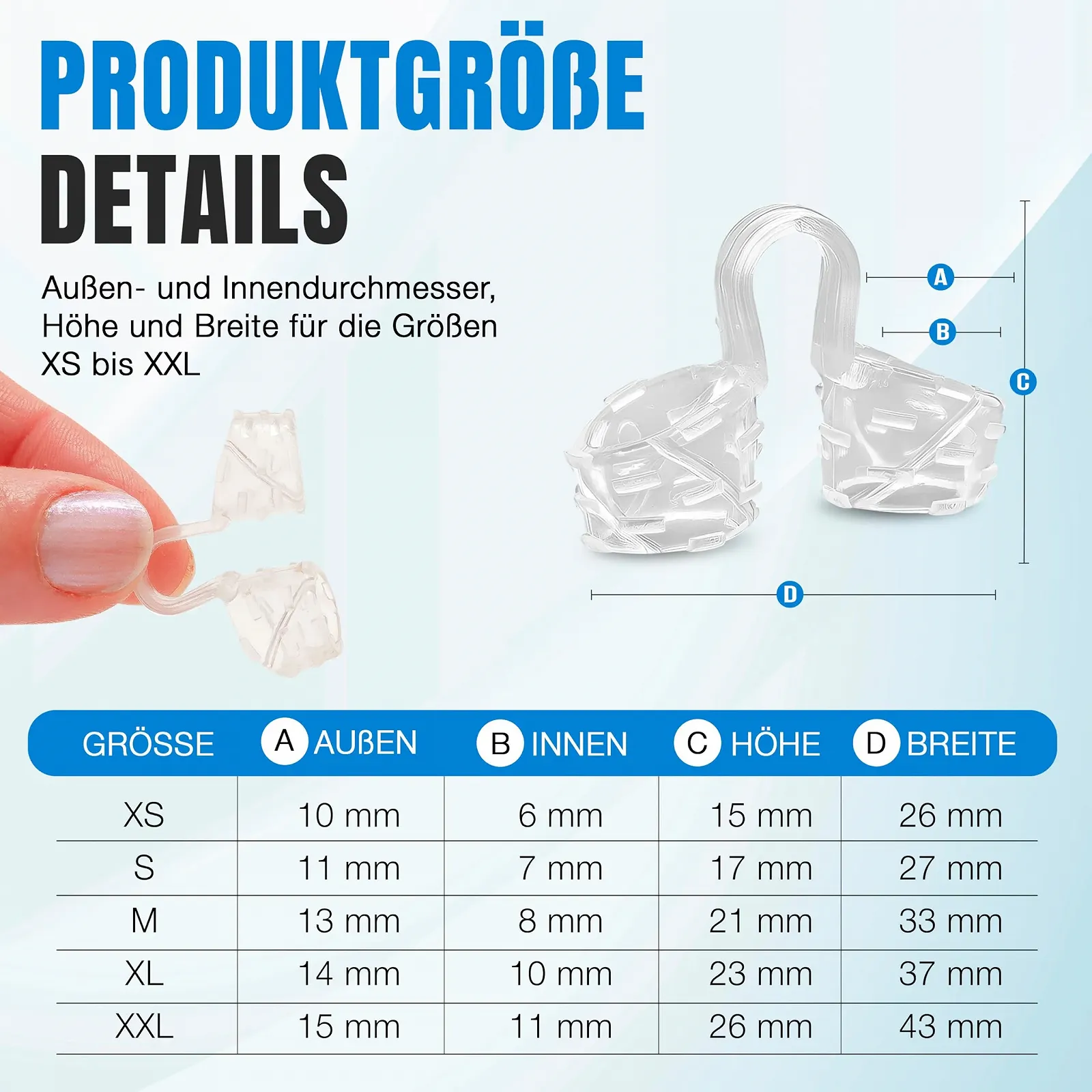 Назальный дилататор Best Breathe Тест-набор 3 размера, фото №3 Назальный дилататор Best Breathe Тест-набор 3 размера, фото №3