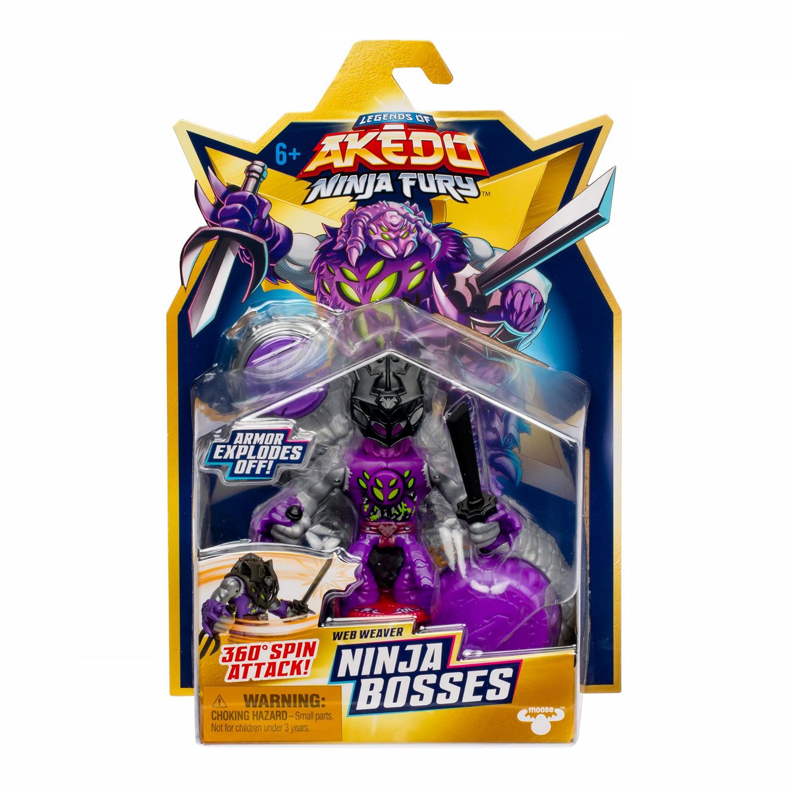 Фігурка Бійця Akedo Legends Ninja Bosses Web Weaver 3", фото №2