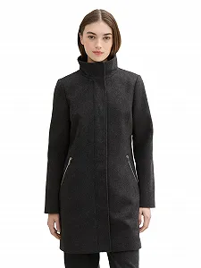 Пальто TOM TAILOR Denim с воротником-стойкой - Фото 1