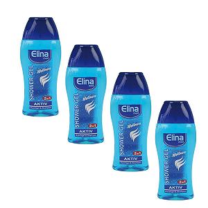Гель для душу Elina Wellness Active 2-in-1 250 мл, 4 шт. - Фото 1