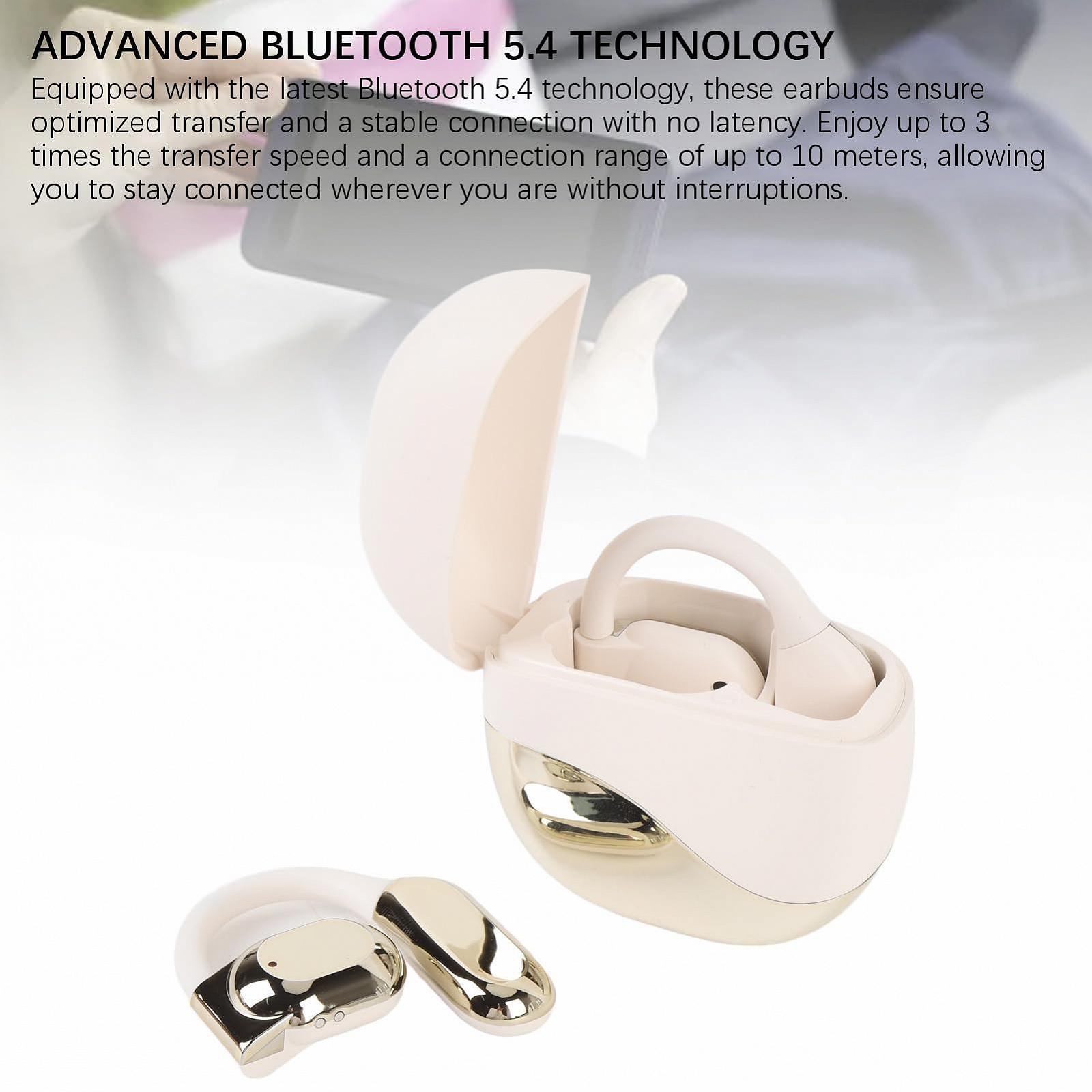 Наушники для перевода GOWENIC V5.46, шумоподавления с микрофоном для бизнеса, телесный цвет, фото №4