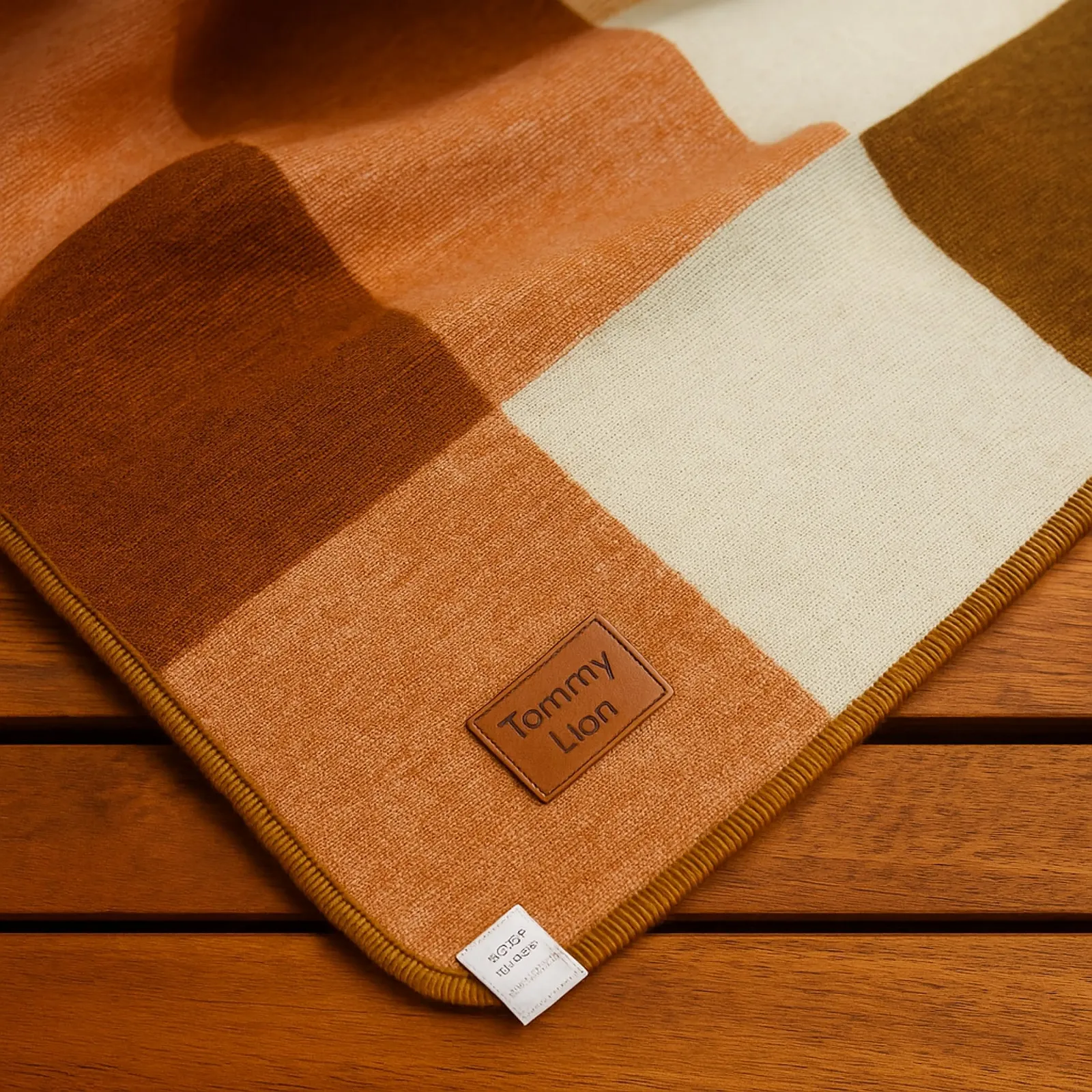 Покривало Tommy Lion Вовна альпаки, 152 x 203 см, ручна робота, гіпоалергенна, фото №6