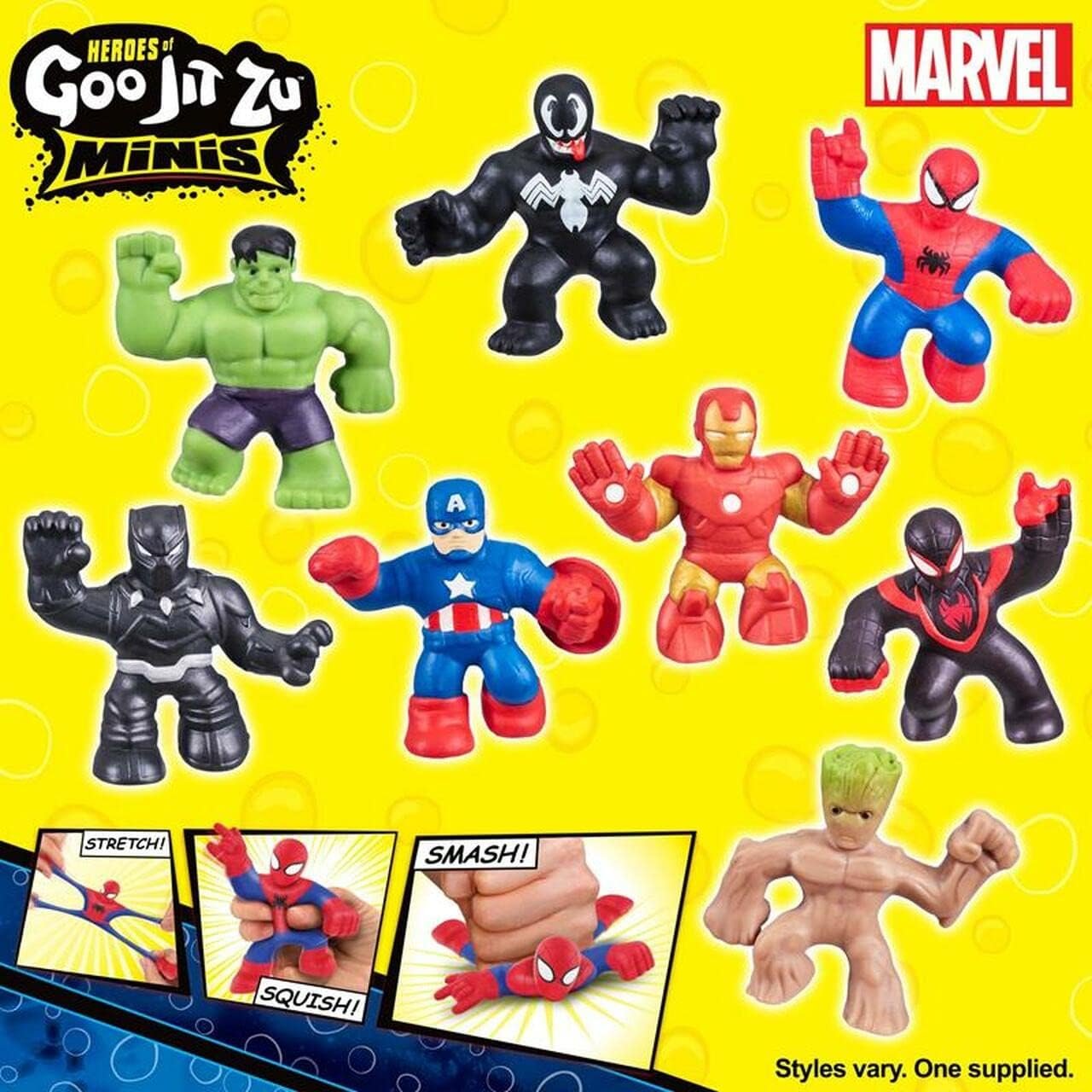 Фігурка Hulk Heroes of Goo Jit Zu Marvel Minis 6 см, фото №3