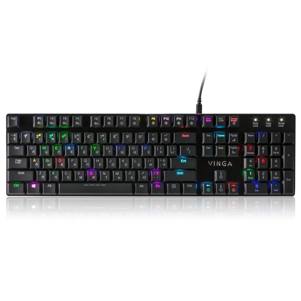 Клавиатура Vinga KBGM-395 black (WY36dnd-223230), фото №1