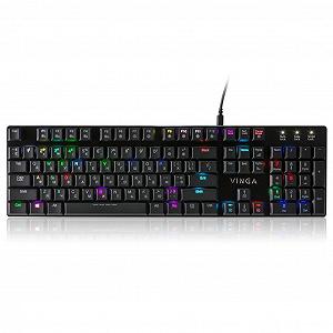 Купити Клавиатура Vinga KBGM-395 black (WY36dnd-223230) - Фото 1 Клавиатура Vinga KBGM-395 black (WY36dnd-223230) - Фото 1