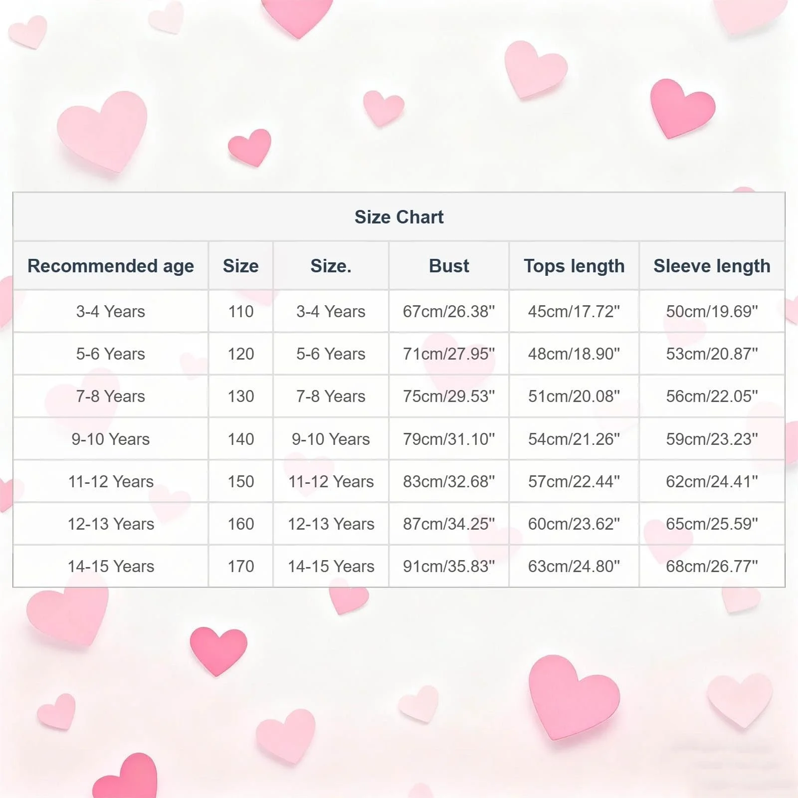 Світшот NZYIHAO з принтом серця для дівчинки, фото №6