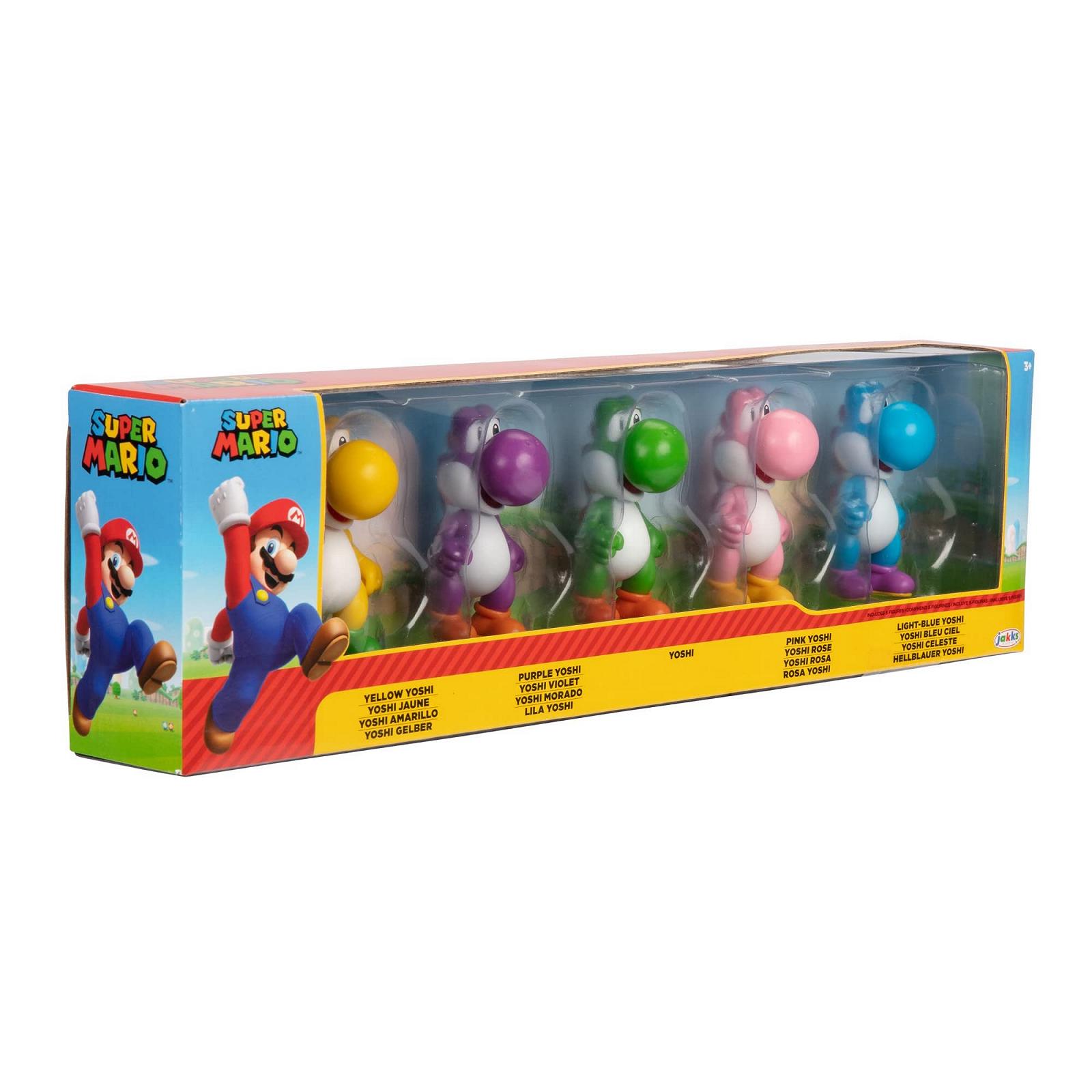 Набор фигурок Nintendo Yoshi из 5 штук, 6,5 см, фото №2