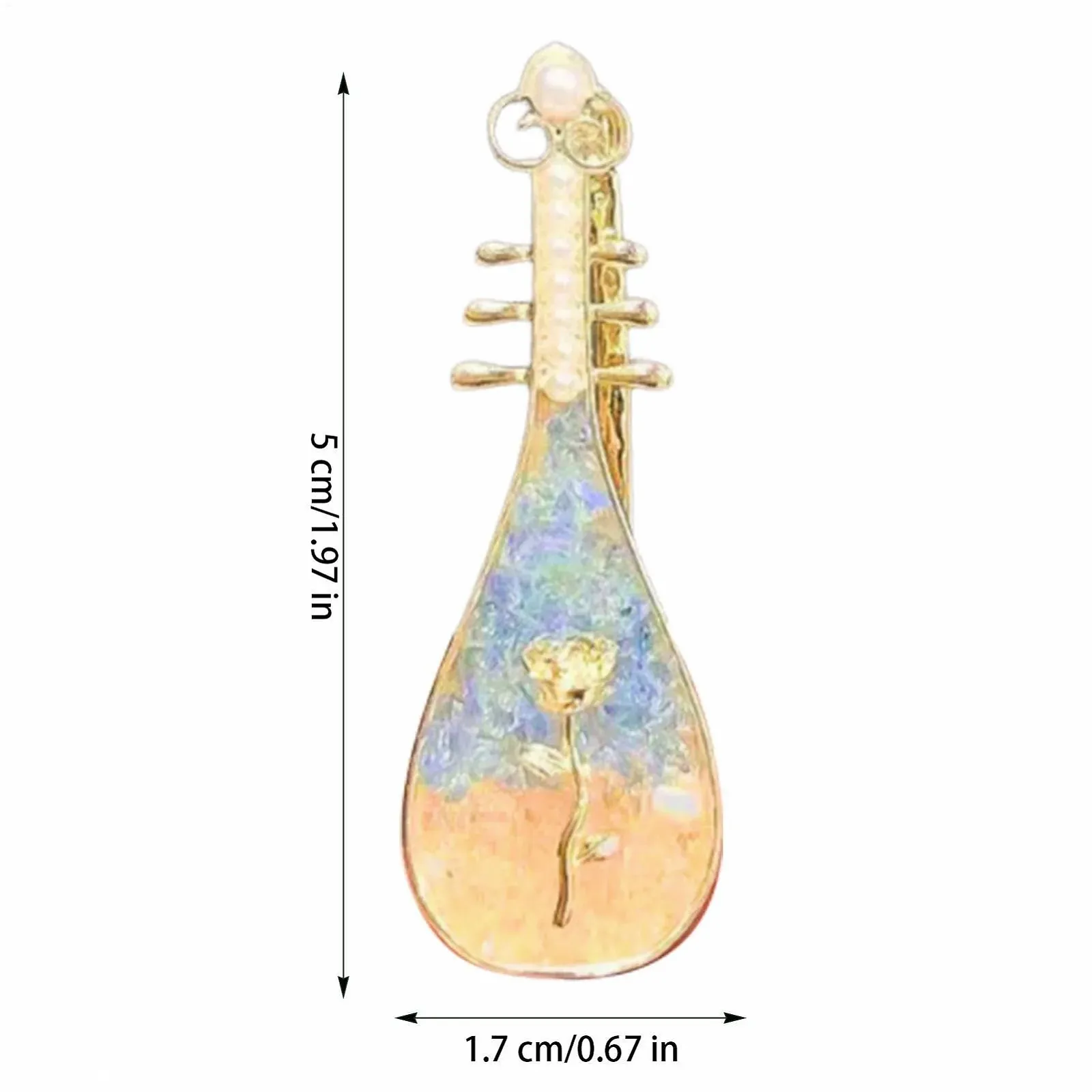 Заколка для волос в китайском стиле, в форме музыкального инструмента, фото №5 Заколка для волос в китайском стиле, в форме музыкального инструмента, фото №5