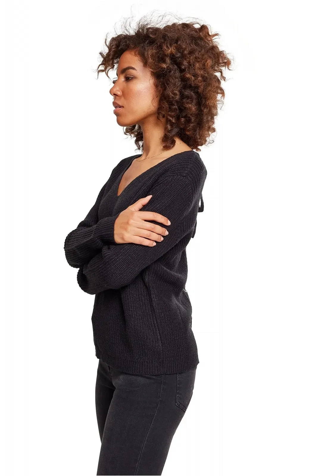 Свитшот Urban Classics Back Lace Up Женский, фото №3