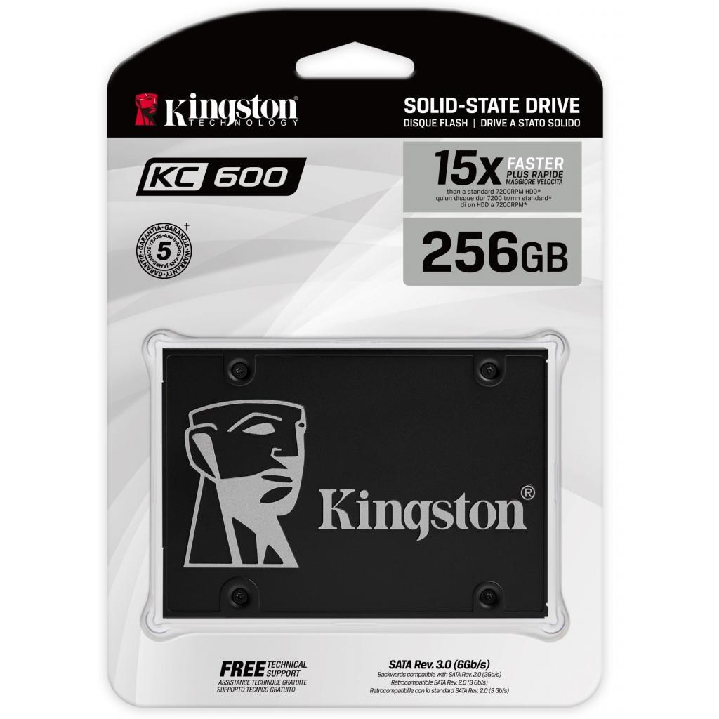 Накопичувач SSD 2.5" 256GB Kingston (SKC600/256G), фото №3