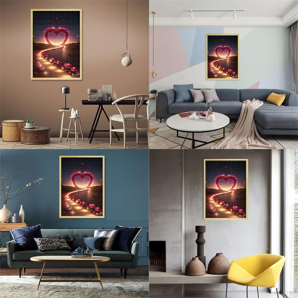 Пазл Серце на пляжі 1000 деталей картонний 26 x 38 см, фото №4