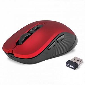 Комп'ютерна мишка бездротова SVEN RX-560SW Red USB - Фото 1