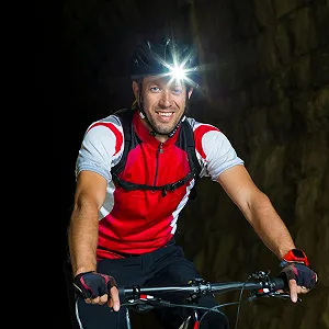 Налобний ліхтар Retoo LED, 3 режими освітлення, водонепроникний, легкий, 400 люмен synthetic.ua - Фото 1