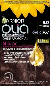 Фарба для волосся Garnier Olia Glow 5.12 без аміаку, з натуральними оліями - Фото 1