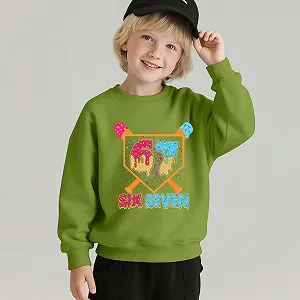 Детская толстовка для мальчиков и девочек, повседневный пуловер, модная толстовка с круглым вырезом, уютный пуловер с принтом 67, толстовка с длинными рукавами, худи synthetic.ua - Фото 1