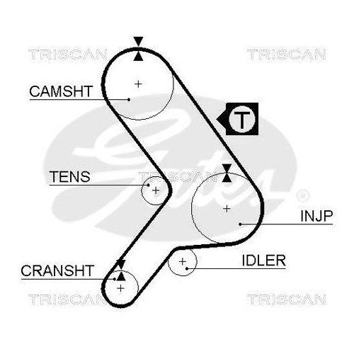Зубчатый ремень TRISCAN 8645 5281 для FIAT DANA, фото №2 Зубчатый ремень TRISCAN 8645 5281 для FIAT DANA, фото №2