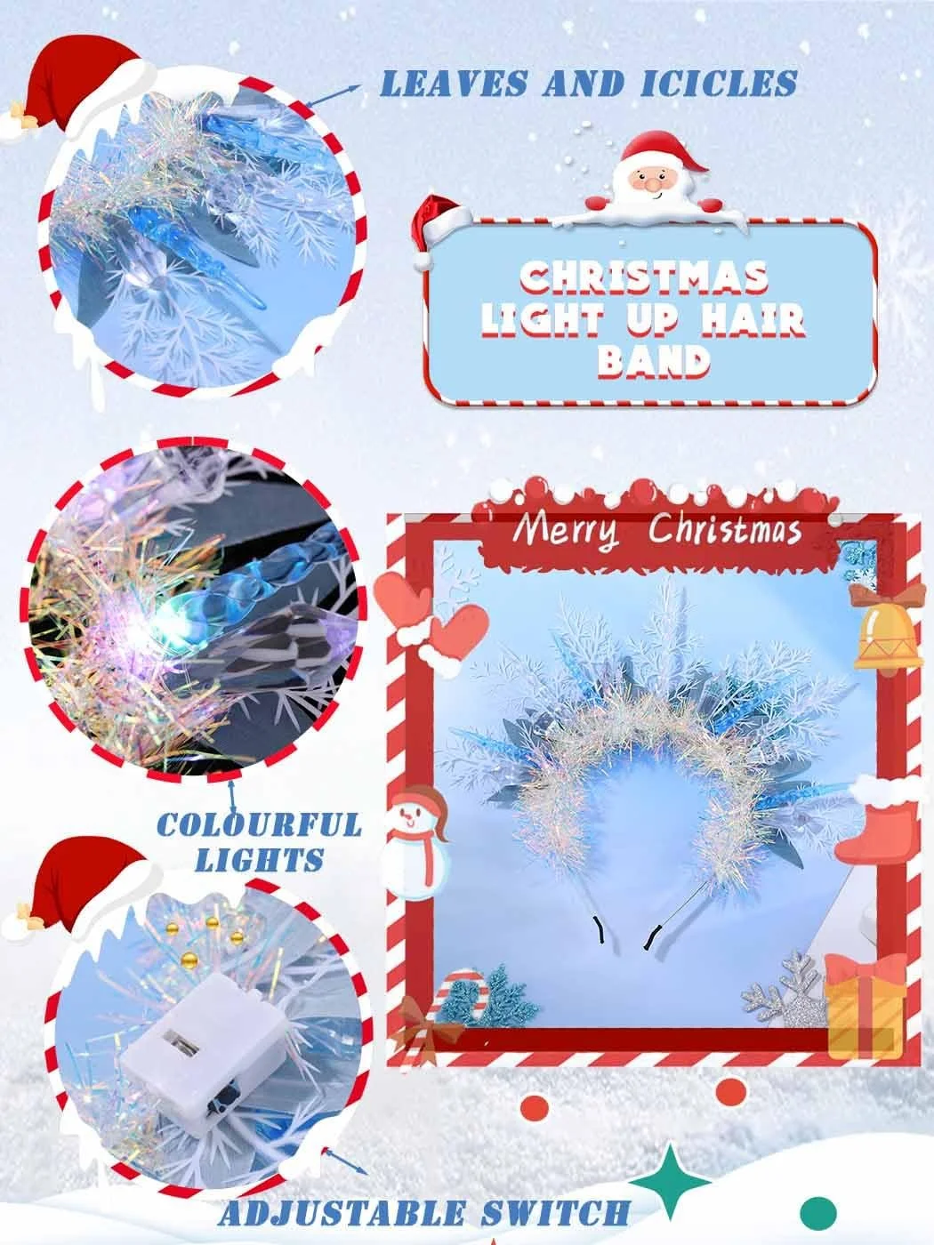 Обруч IYOU Снежинки, фото №5