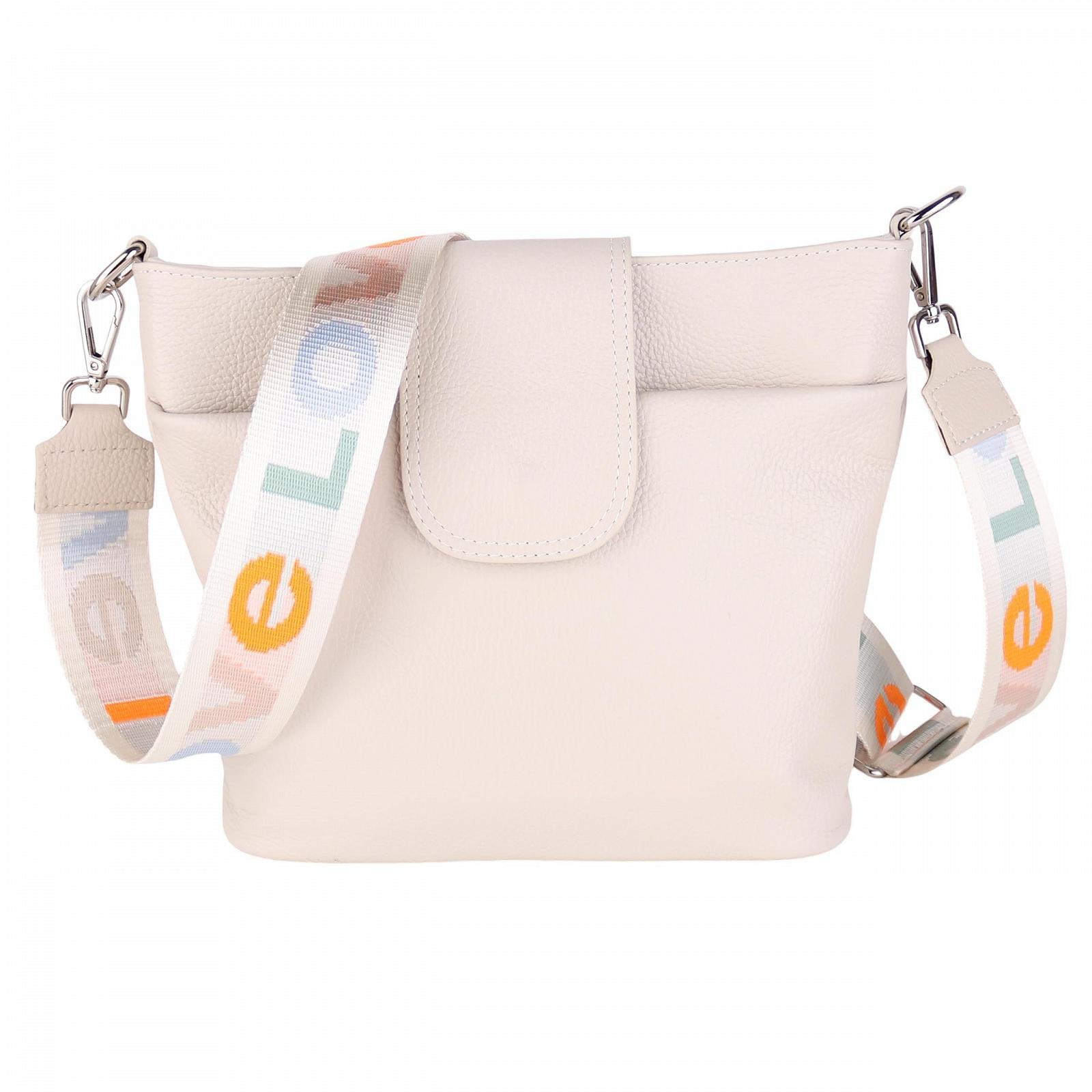 Сумка на плечо MIRROSI Женская, Натуральная кожа, Сделано в Италии, Богемный стиль, 30 x 24.50 x 9 см (Ш x ВxТ), Много места для хранения, Сумка, Нагрудная сумка, Сумка через плечо (1 сумка и 2 ремня), фото №1