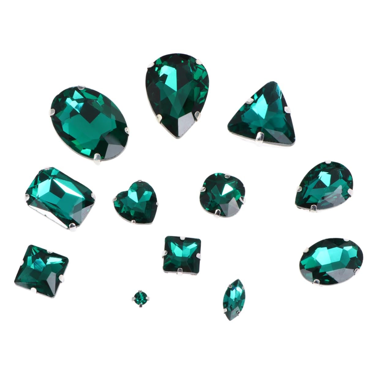 Капли Brand Operitacx 150 шт. Камни для одежды Формы капли Цветные, фото №5