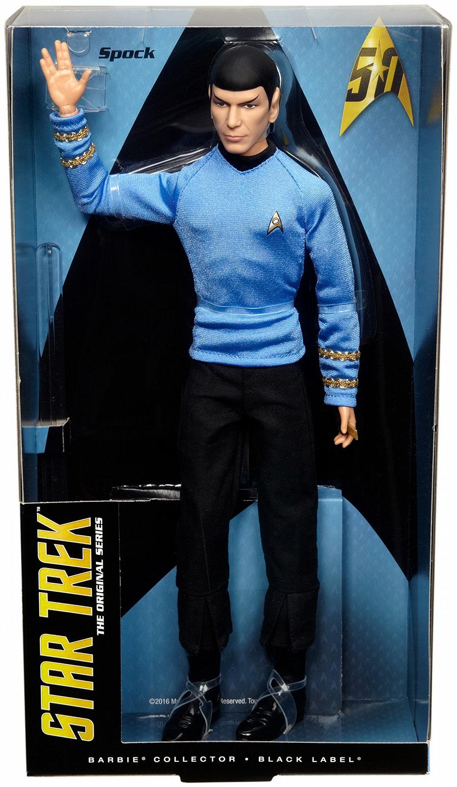 Кукла MATTEL BARBIE COLLECTOR STAR TREK 50TH ANNIVERSARY THE ORIGINAL SERIES BLACK LABEL SPOCK DGW68, фото №5
