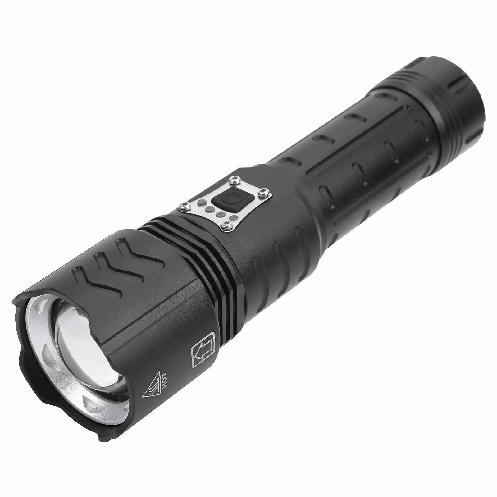 Фонарь Pilipane XHP90 Zoomable Focusing USB Rechargeable Type C Rechargeable Outdoor Professional Lighting для кемпинга, походов, патрулирования, фото №7