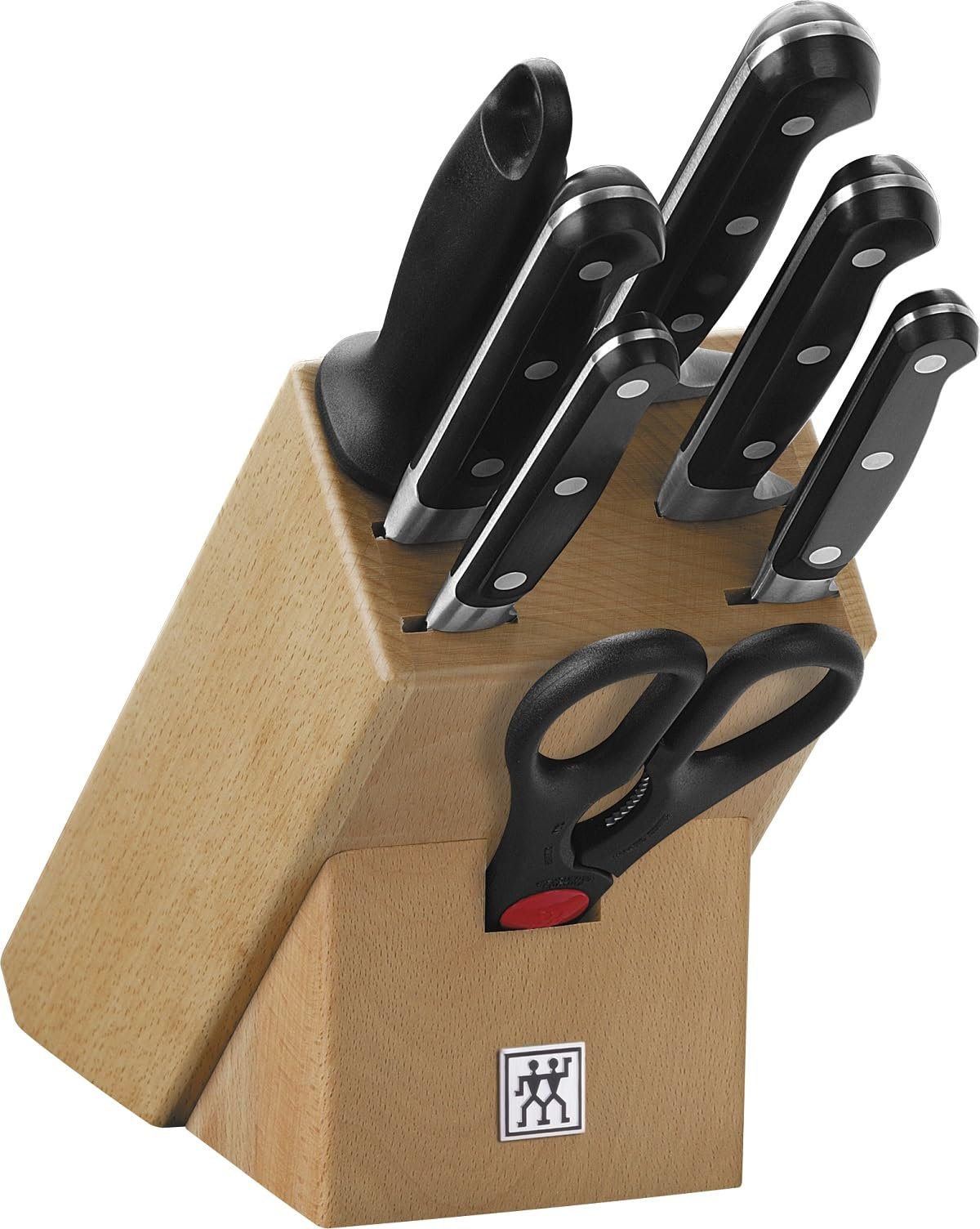 Набор ножей ZWILLING Professional S, 8 предметов, деревянный блок, фото №1