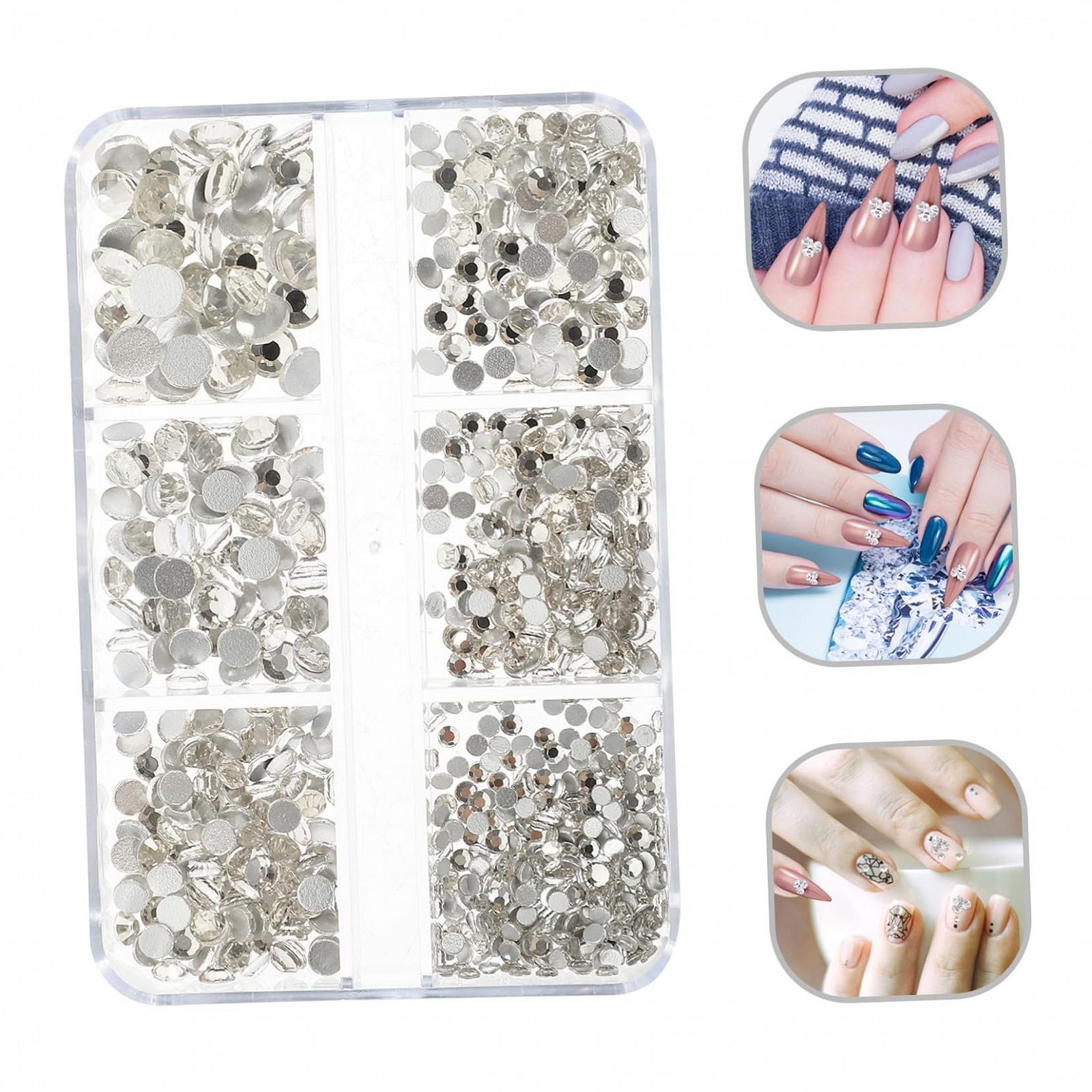 Украшения для ногтей Бабочки и Стразы DIY Набор для ногтей Орнаменты Плоские камни для маникюра 1 коробка, фото №8