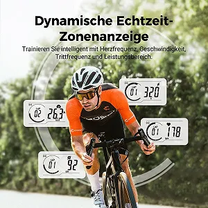 Велокомпьютер COOSPO CS300 GPS 2.6 дюйма LCD Bluetooth ANT+ IPX7 Strava беспроводной synthetic.ua - Фото 1