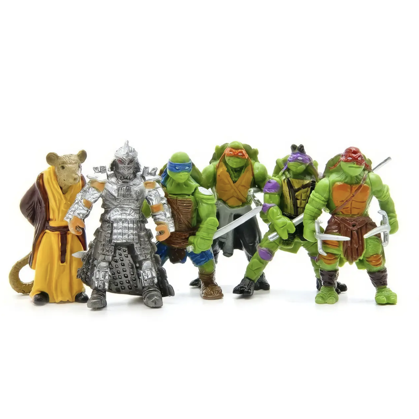 Набор фигурок 6в1 Черепашки Ниндзя, 5см - TMNT, фото №2