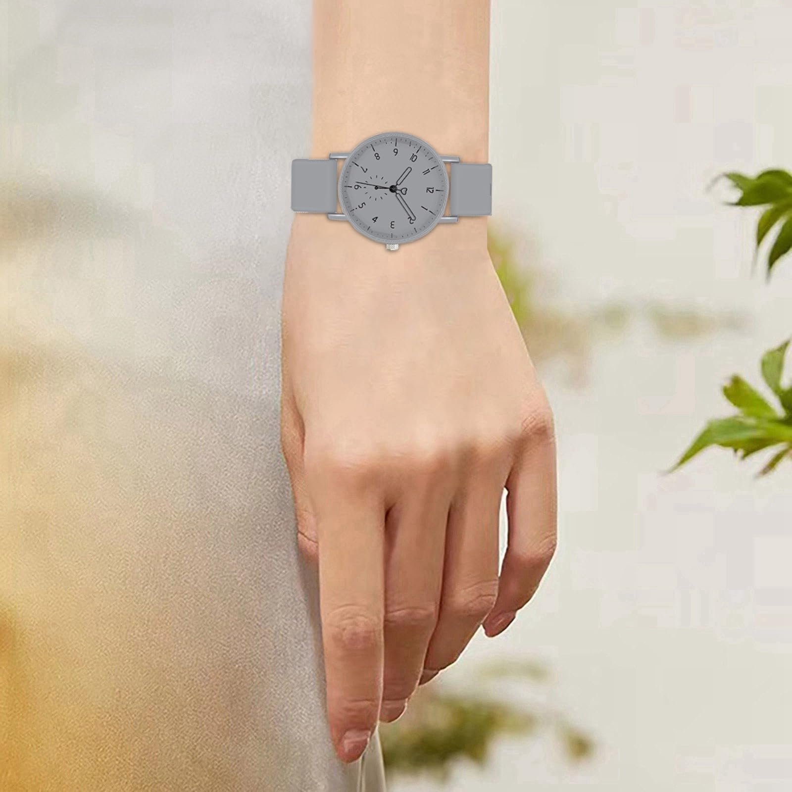 Женские часы Generisch Retro Модные Женские часы Компактные Женские часы Простые Элегантные Женские часы, фото №4