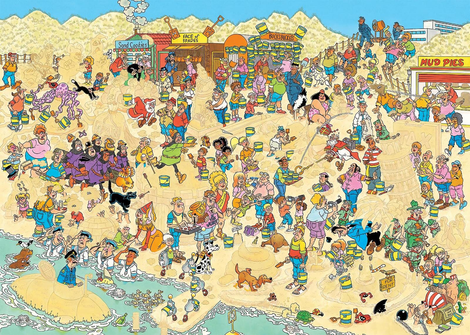 Пазл Jan van Haasteren Sand Sculptures 1000 елементів, фото №2