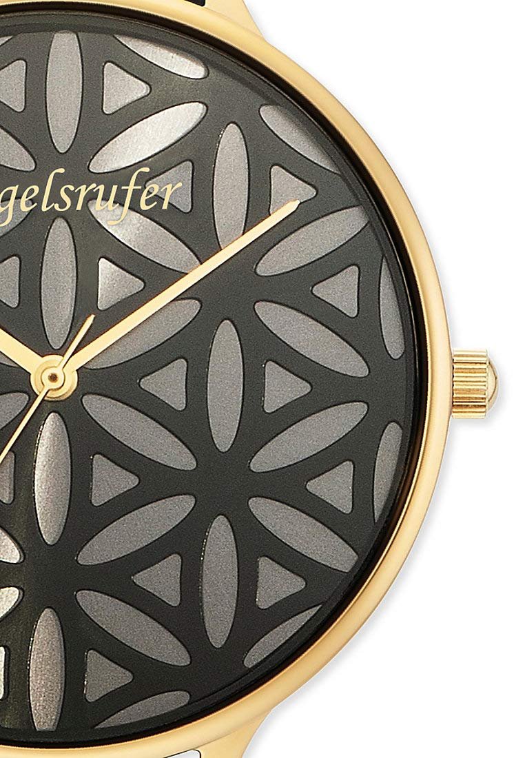 Женские часы Engelsrufer Кожа Золото Аналоговый Черный, фото №4 Женские часы Engelsrufer Кожа Золото Аналоговый Черный, фото №4