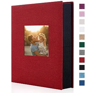Купить Фотоальбом Miaikoe 6x4, 300 кармашков, большой вместимости, семейный свадебный юбилейный льняной альбом, вмещает 300 горизонтальных фотографий 4x6 (300 кармашков), красный - Фото 1 Фотоальбом Miaikoe 6x4, 300 кармашков, большой вместимости, семейный свадебный юбилейный льняной альбом, вмещает 300 горизонтальных фотографий 4x6 (300 кармашков), красный - Фото 1