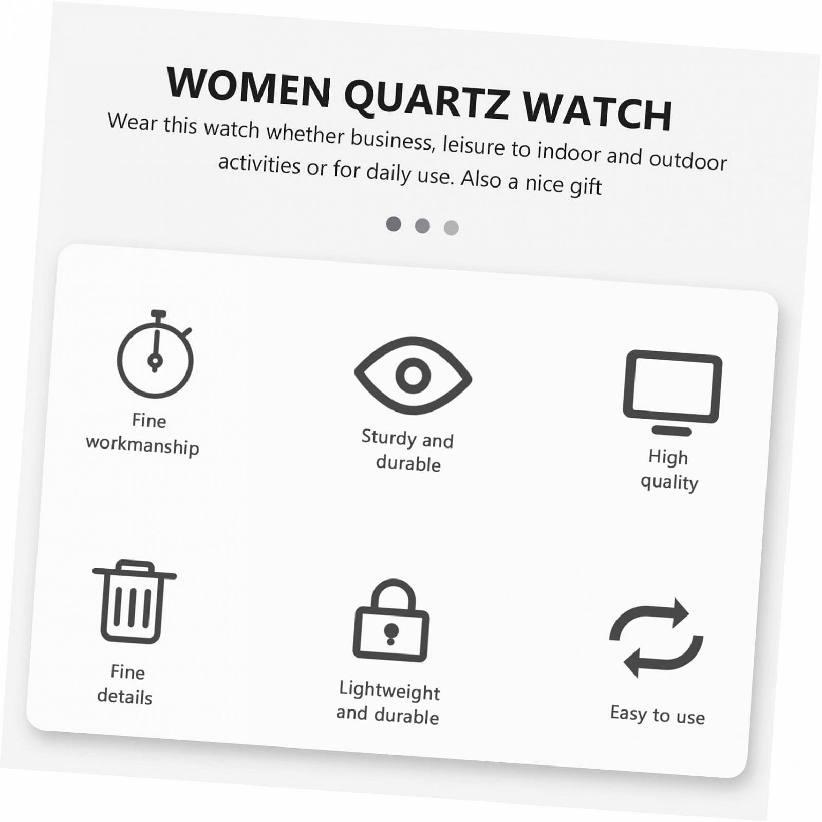 Жіночий наручний годинник LIFKOME Ремінець PU шкіра Червоний, фото №9