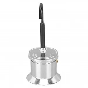 Мока кофеварка Однотрубная 1 Чашка 50 мл Алюминиевый сплав Итальянская кофемашина для плиты Быстрое приготовление кофе за 90 секунд Легкая Портативная для кемпинга Путешествий Подарков - Фото 1