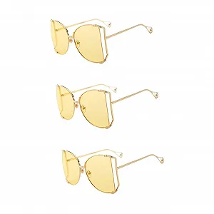 Набор очков PACKOVE 3 шт. Круглые летние - Фото 1