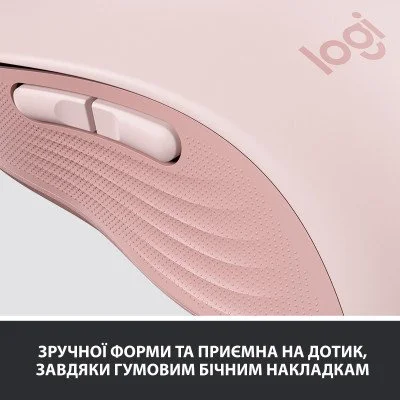 Мышка Logitech Signature M650 L Wireless Rose (910-006237), фото №7 Мышка Logitech Signature M650 L Wireless Rose (910-006237), фото №7